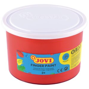 Prstové barvy JOVI 500ml červená - 56107 Kvalitní prstové barvy na bázi přírodních ingrediencí se želatinovou strukturou
