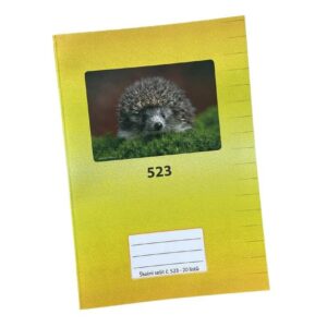 Sešit školní 523 bezdřevý linka Školní sešit A5 523 linkovaný z bezdřevého papíru. Papír 70g/m2