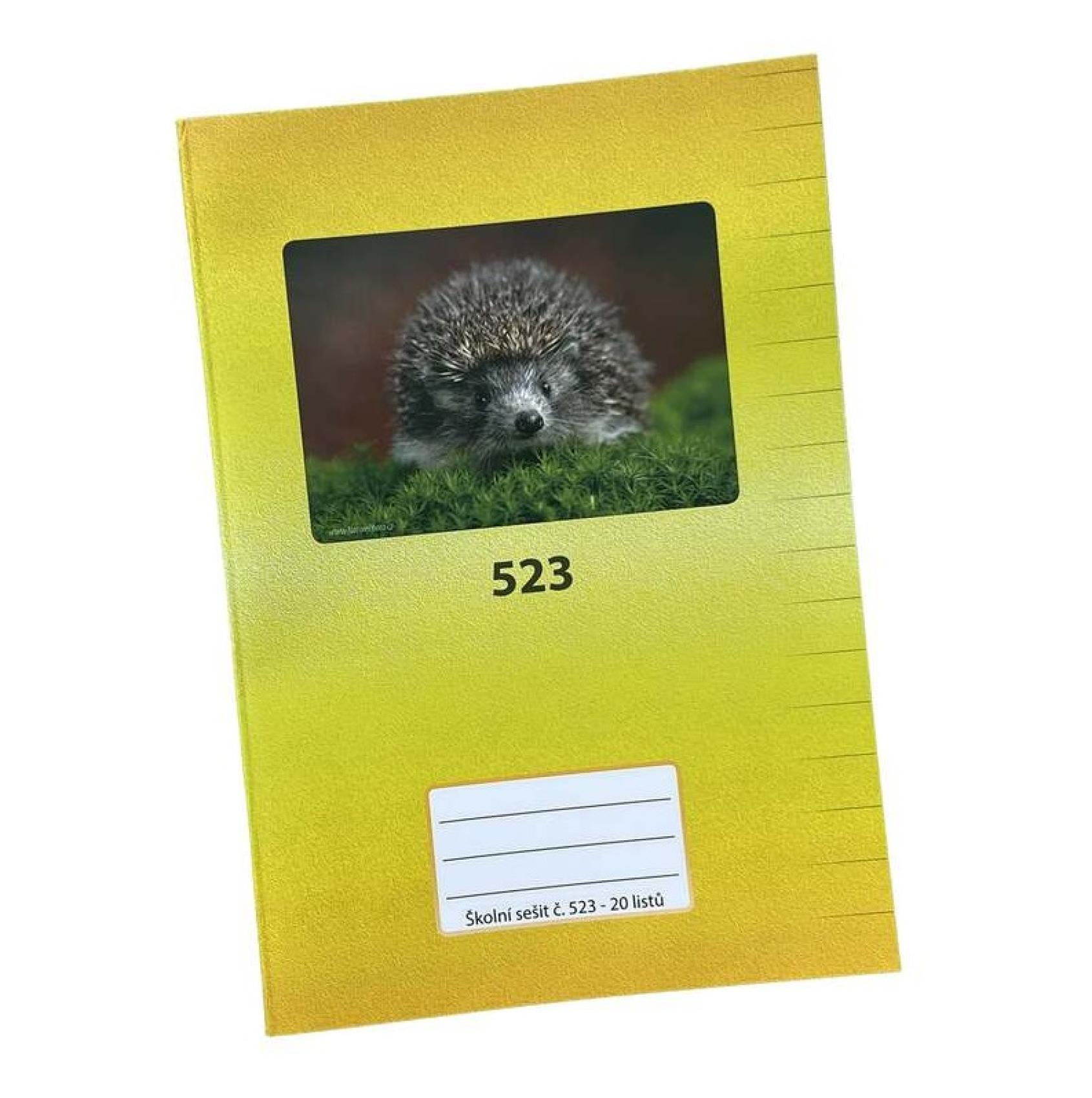 Sešit školní 523 bezdřevý linka Sešit školní 523 bezdřevý linka Školní sešit A5 523 linkovaný z bezdřevého papíru. Papír 70g/m2