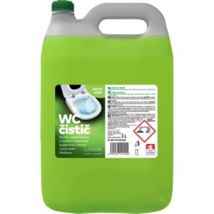 LAVON WC gel 5l fresh pine LAVON WC čistič fresh pine je čistič s nízkou viskozitou. Čistič s obsahem kyseliny účinně a snadno odstraní rez