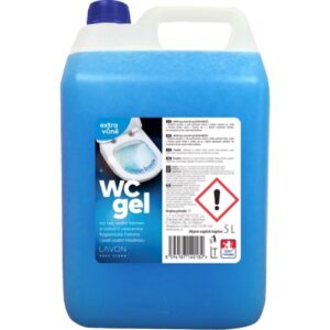 LAVON WC gel 5l ocean LAVON WC gel s vůní oceánu s obsahem kyseliny a svěží parfemací účinně a snadno odstraní rez