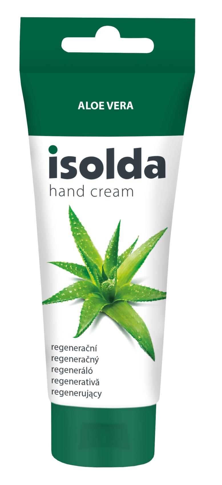 Krém ochranný na ruce ISOLDA aloe vera s panthenolem 100ml Krém ochranný na ruce ISOLDA aloe vera s panthenolem 100ml Krém na ruce ISOLDA ALOE VERA je právé spojení dvou účinných látek extraktu z aloe a D-panthenolu dává vzniknout vyváženému krému s vynikajícími vlastnostmi.