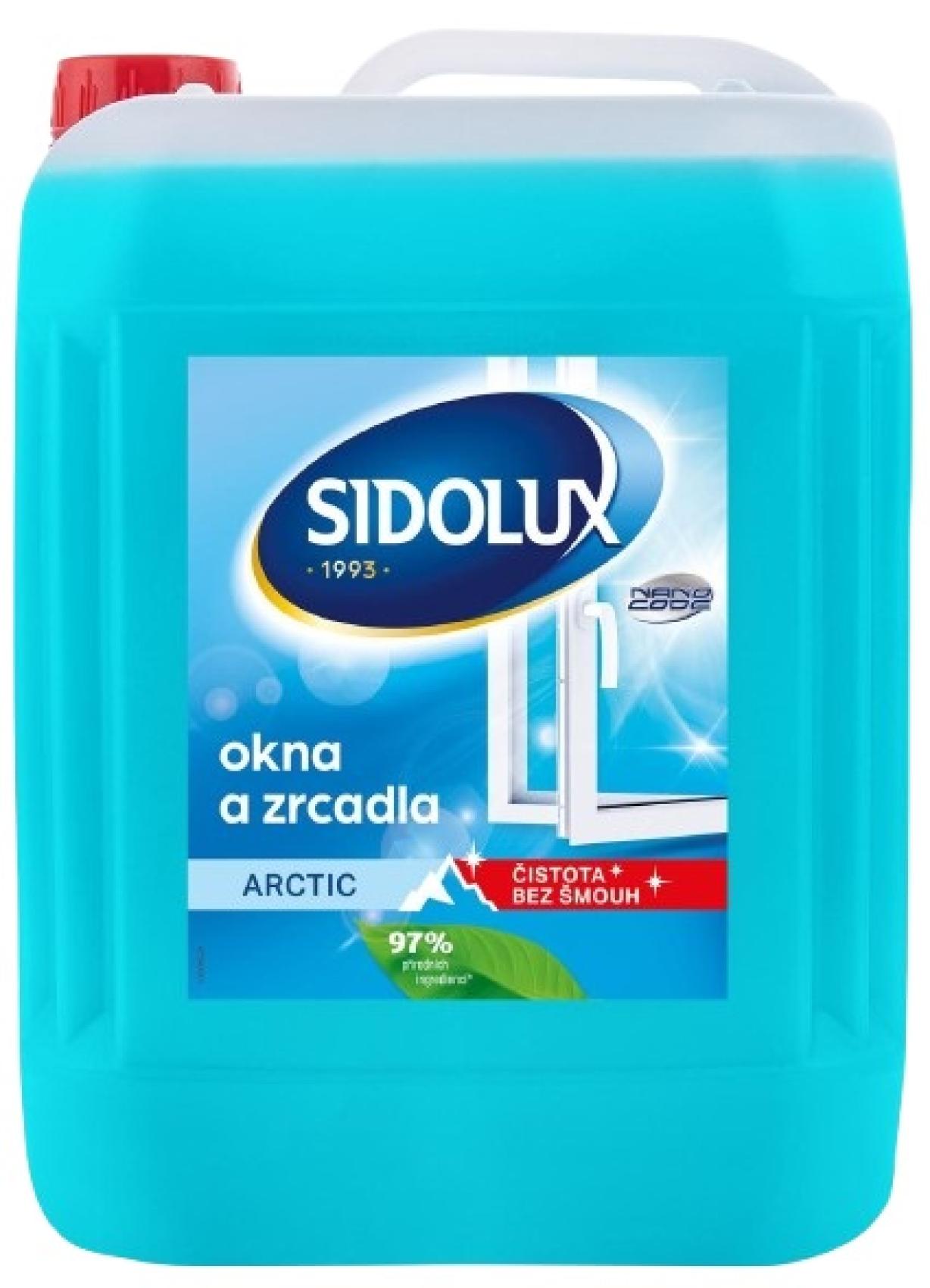 Sidolux Soda Power na skla a okna NANO CODE 5l arctic Sidolux Soda Power na skla a okna NANO CODE 5l arctic Čistič na okna a zrcadla SIDOLUX Window je založená na technologii Nano Code s obsahem alkoholu