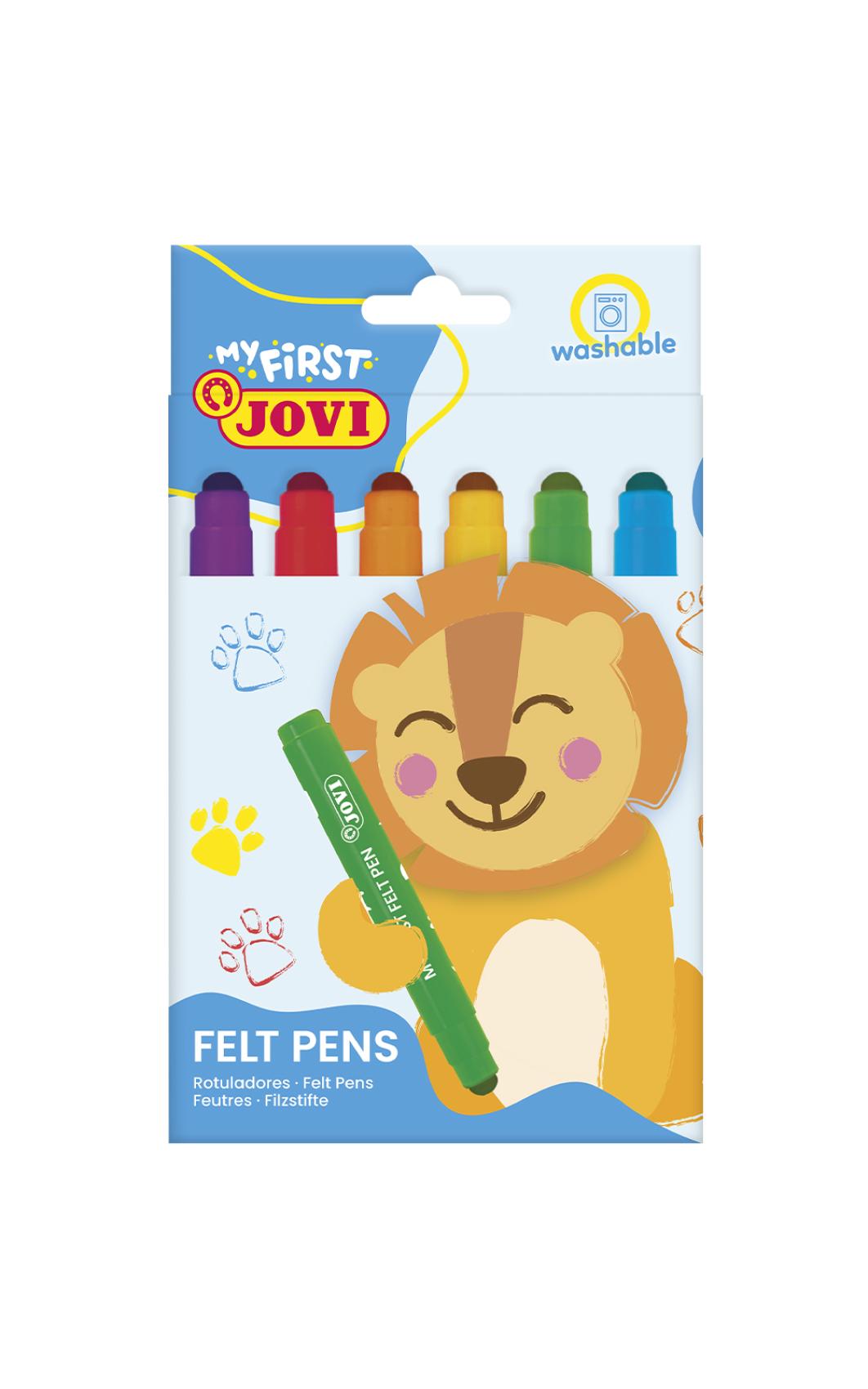 FIXY JOVI BABY jumbo 6 ks - 1206 FIXY JOVI BABY jumbo 6 ks - 1206 Vysoce kvalitní omyvatelný fix JOVI ideální pro naše nejmenší. Díky své velikosti a pevnému hrotu umožňuje i těm nejmenším bez námahy klouzat po papíře a vytvářet skvělá umělecká díla. Nevysychající inkoust je vyroben z vysoce kvalitních potravinářských barviv.