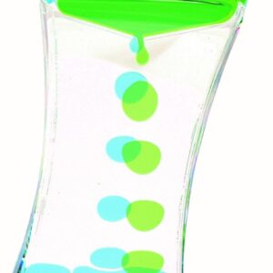 Sensory válce-Dual s barevným olejem 1ks modrozelený Křišťálově čisté  kapalné sestavy obsahují barevný minerální olej a vodu v řadě provedení. 