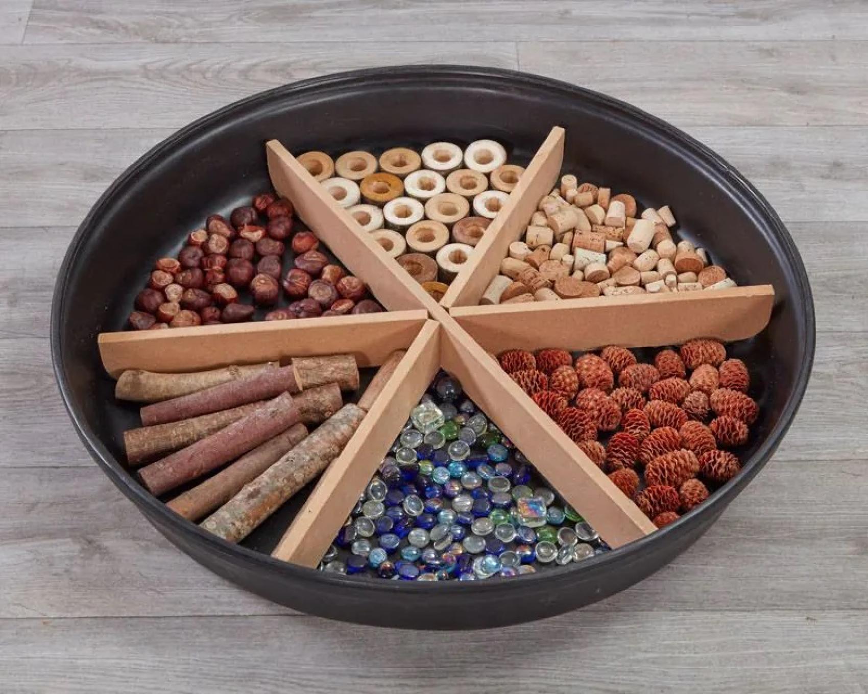 Dřevěný rozdělovač pro hluboký senzorický tác Tuff Tray Dřevěný rozdělovač pro hluboký senzorický tác Tuff Tray