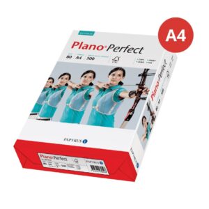PLANO PERFECT "A" A4/80g xerografický papír/500 listů Xerografický papír A4 Plano Pefect je vysoce kvalitní bezdřevý papír pro každodenní použití v inkoustových i laserových tiskárnách a kopírkách.Vysoká bělost poskytuje optimální kontrast textu i grafiky